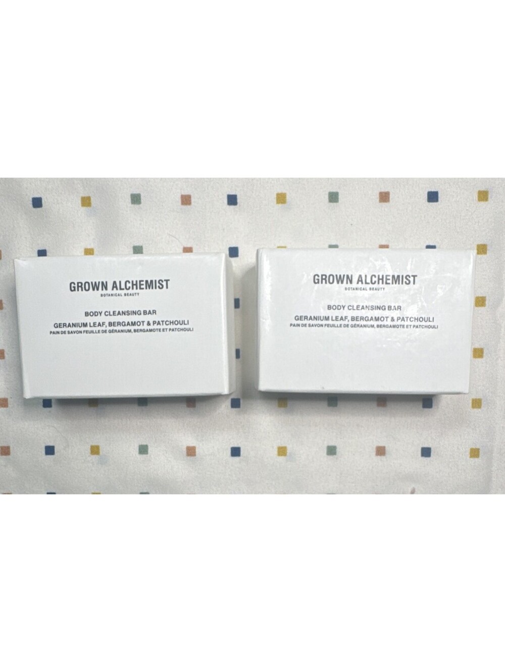 Bundle Grown Alchemist Body Cleansing Bar Geranium Bergamot Patchouli 1.76oz